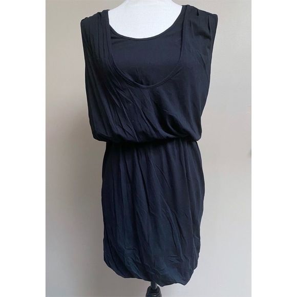Skin black double layer racerback dress - Picture 1 of 7